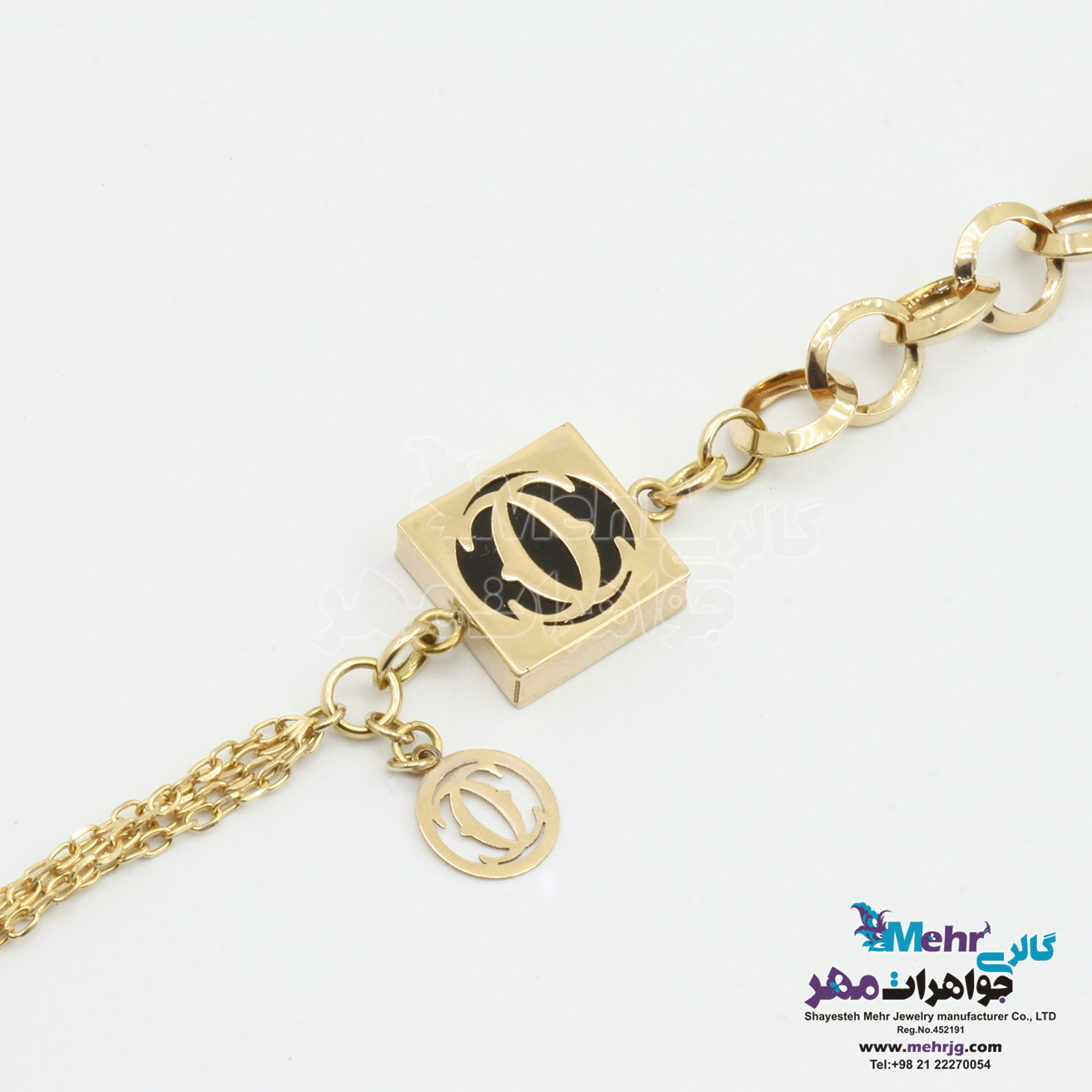 دستبند طلا - طرح کارتیه