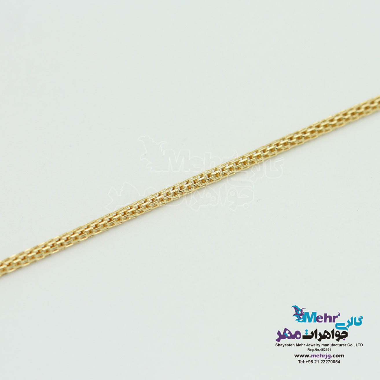 دستبند طلا - طرح بافت