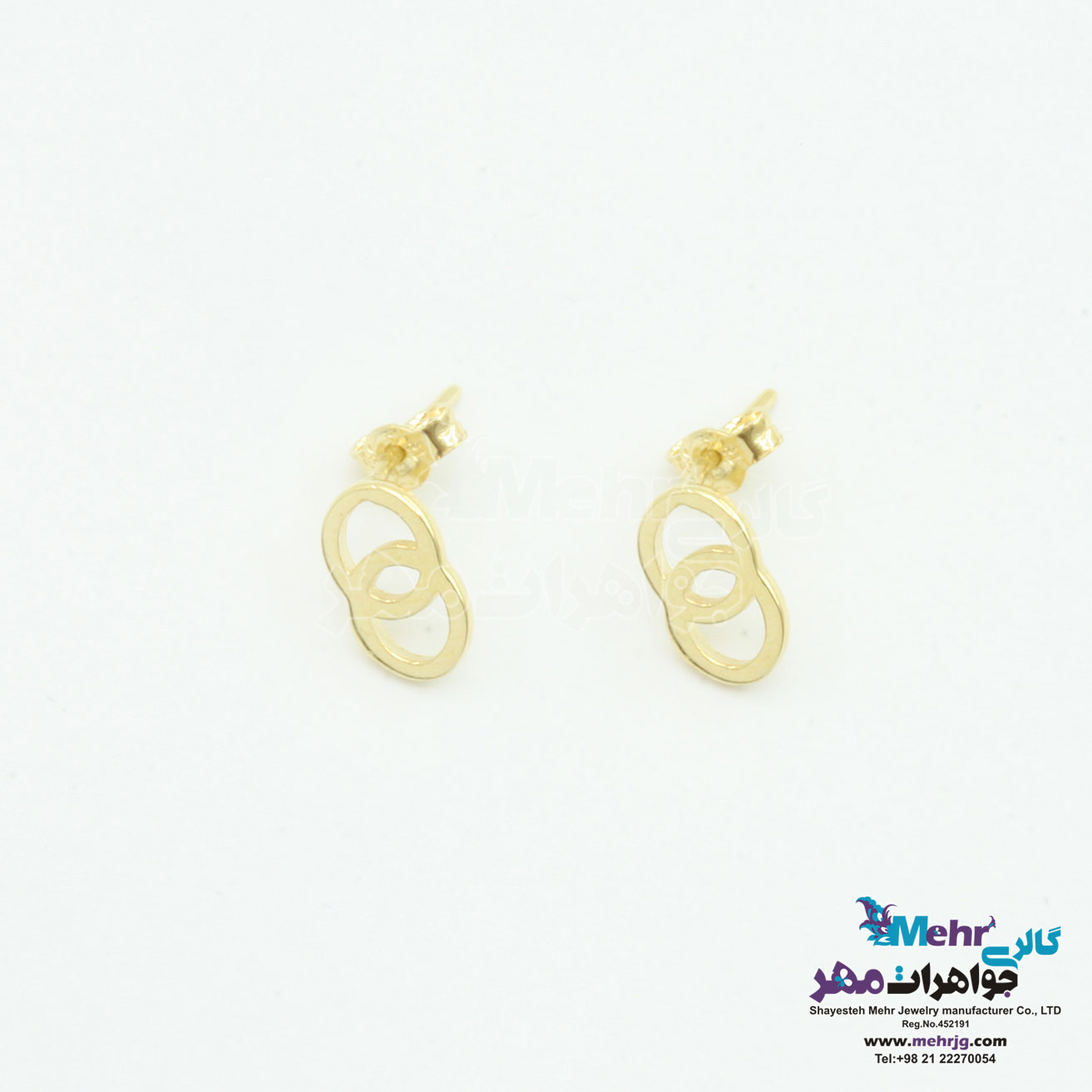 گوشواره طلا - طرح برمس