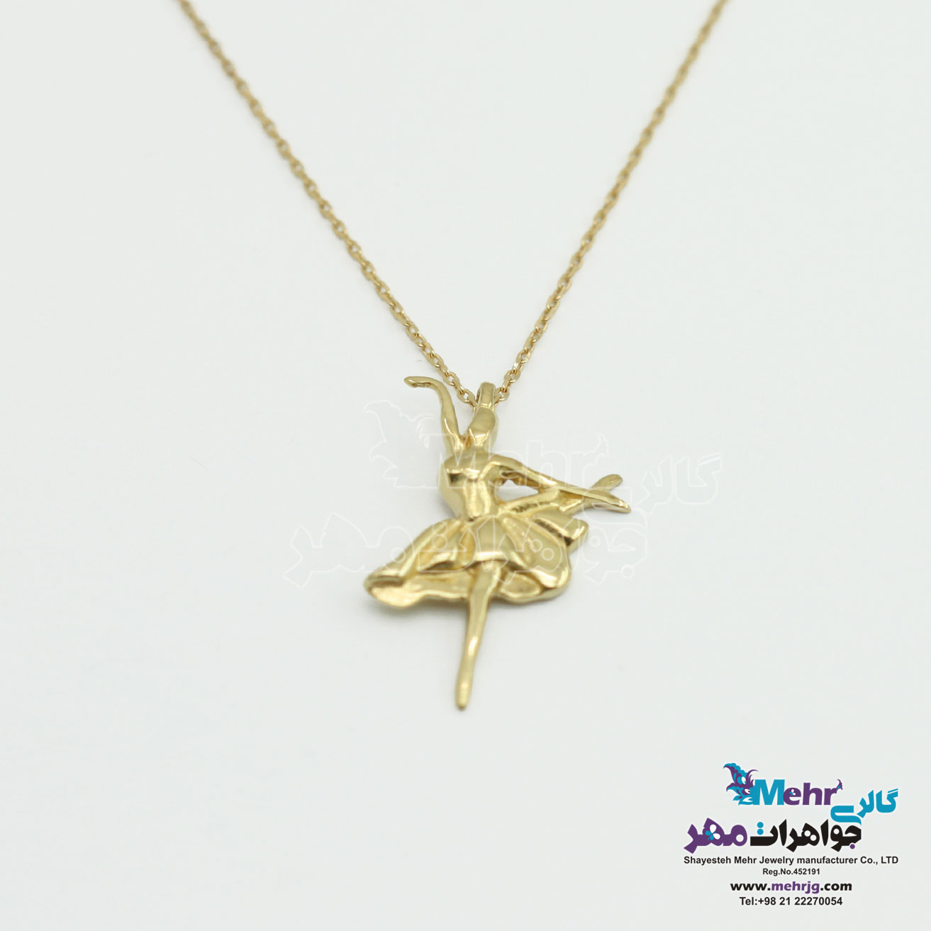 گردنبند طلا - طرح بالرین