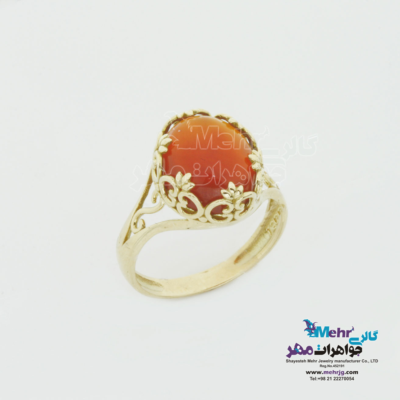 انگشتر طلا - طرح تاج