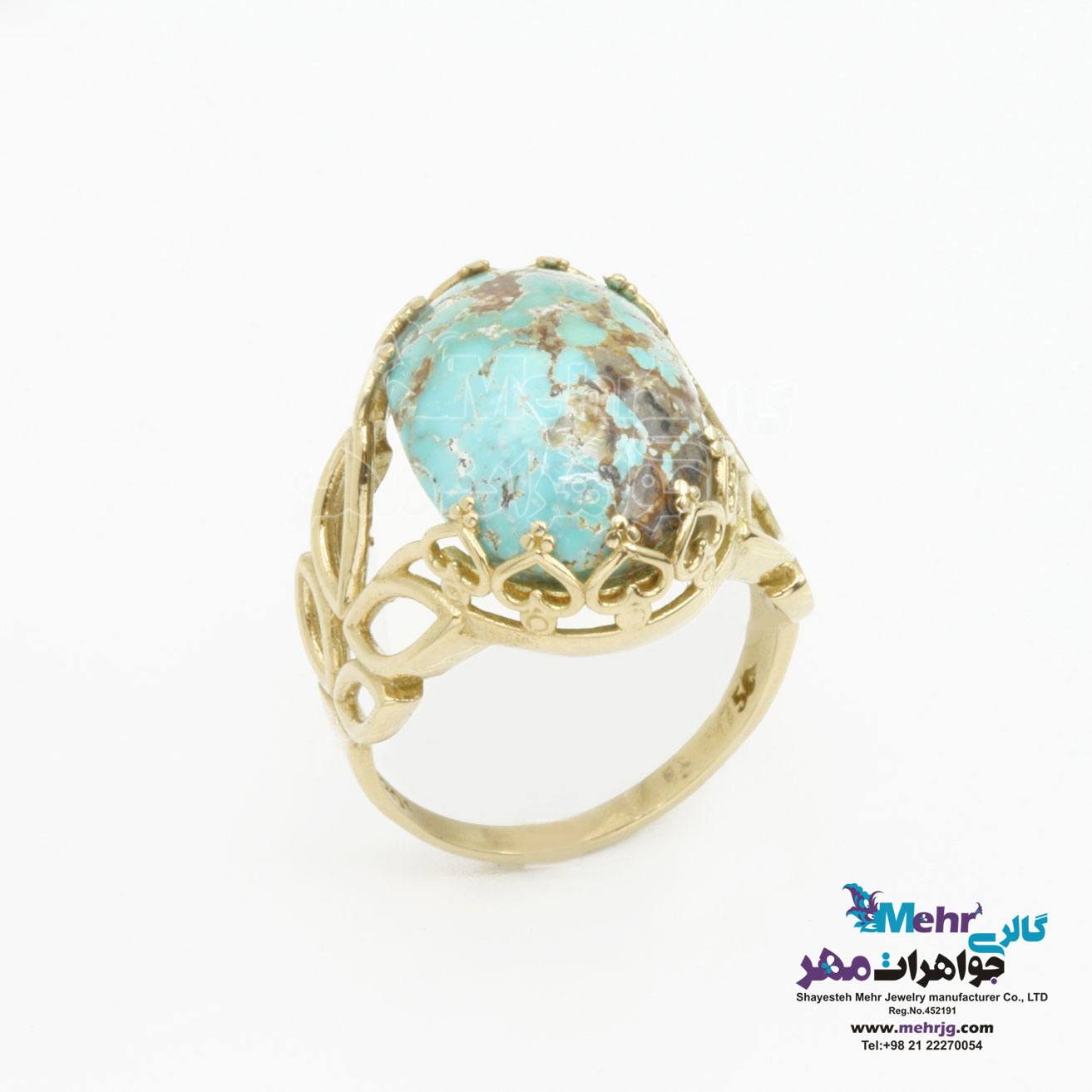 انگشتر طلا - طرح قلب