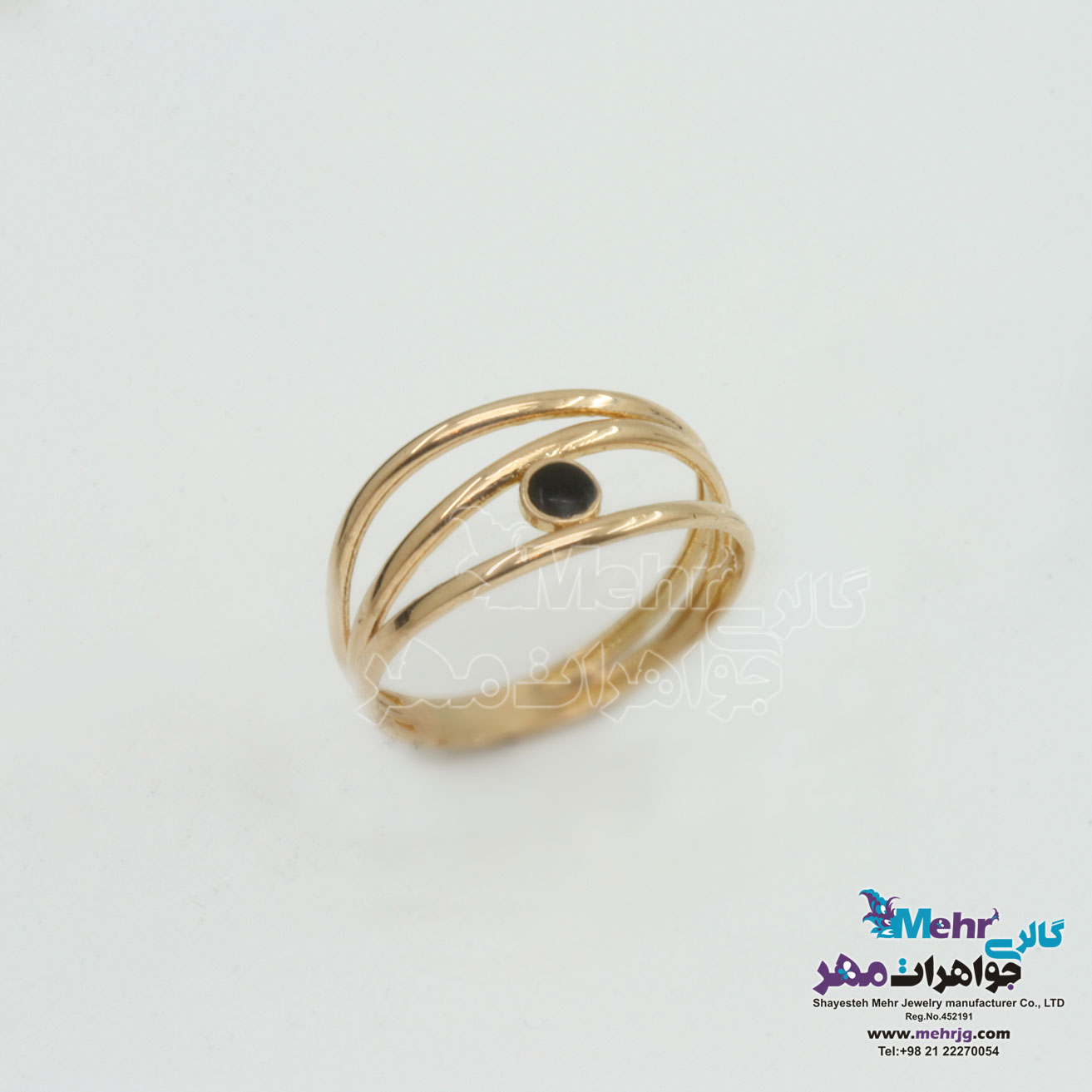 انگشتر طلا - طرح هندسی