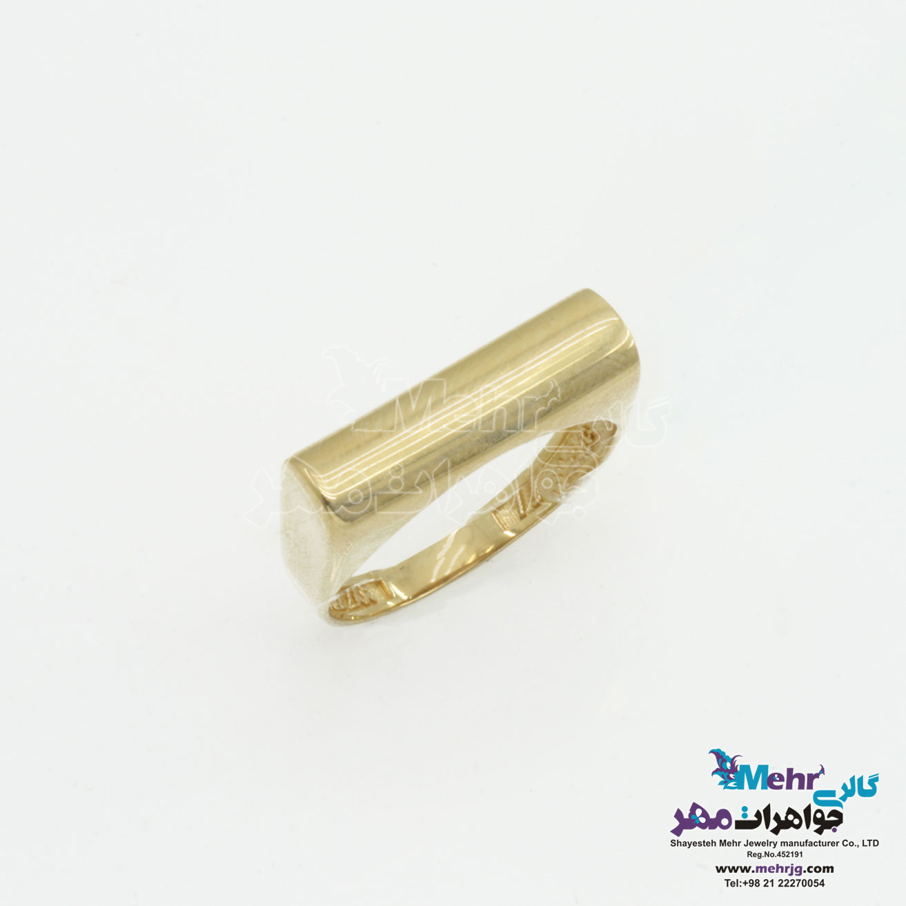 انگشتر طلا - طرح هندسی