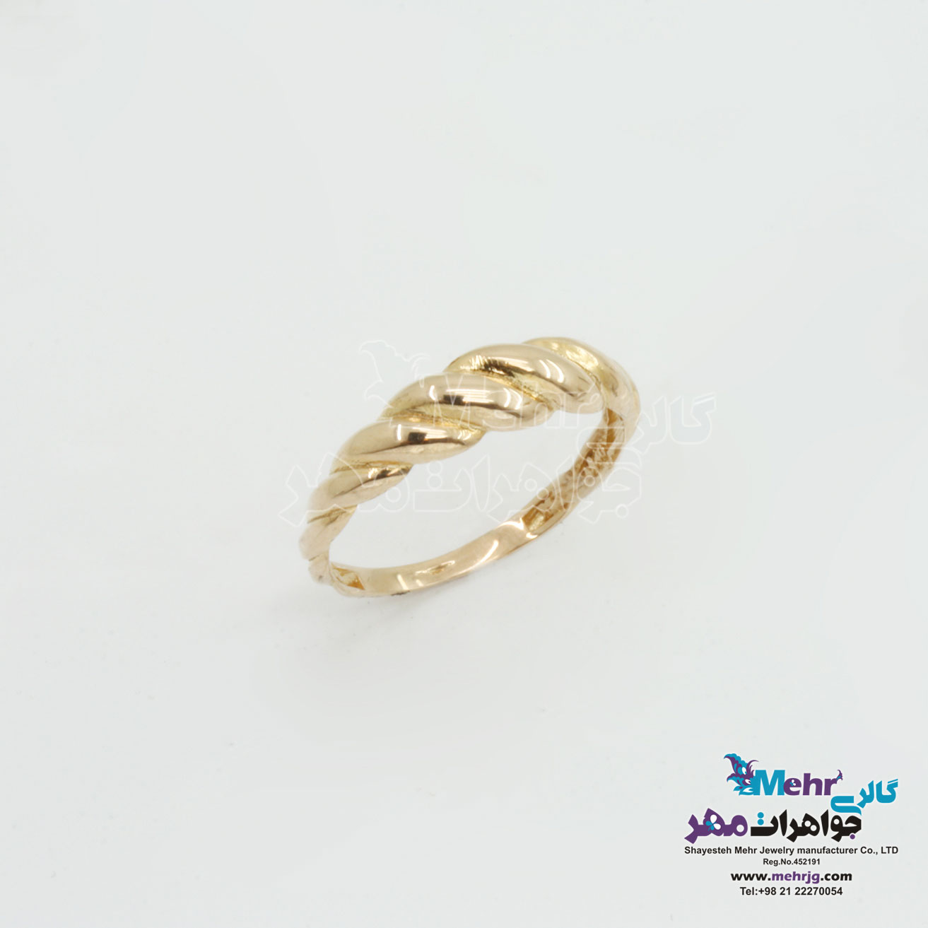 انگشتر طلا - طرح پیچک