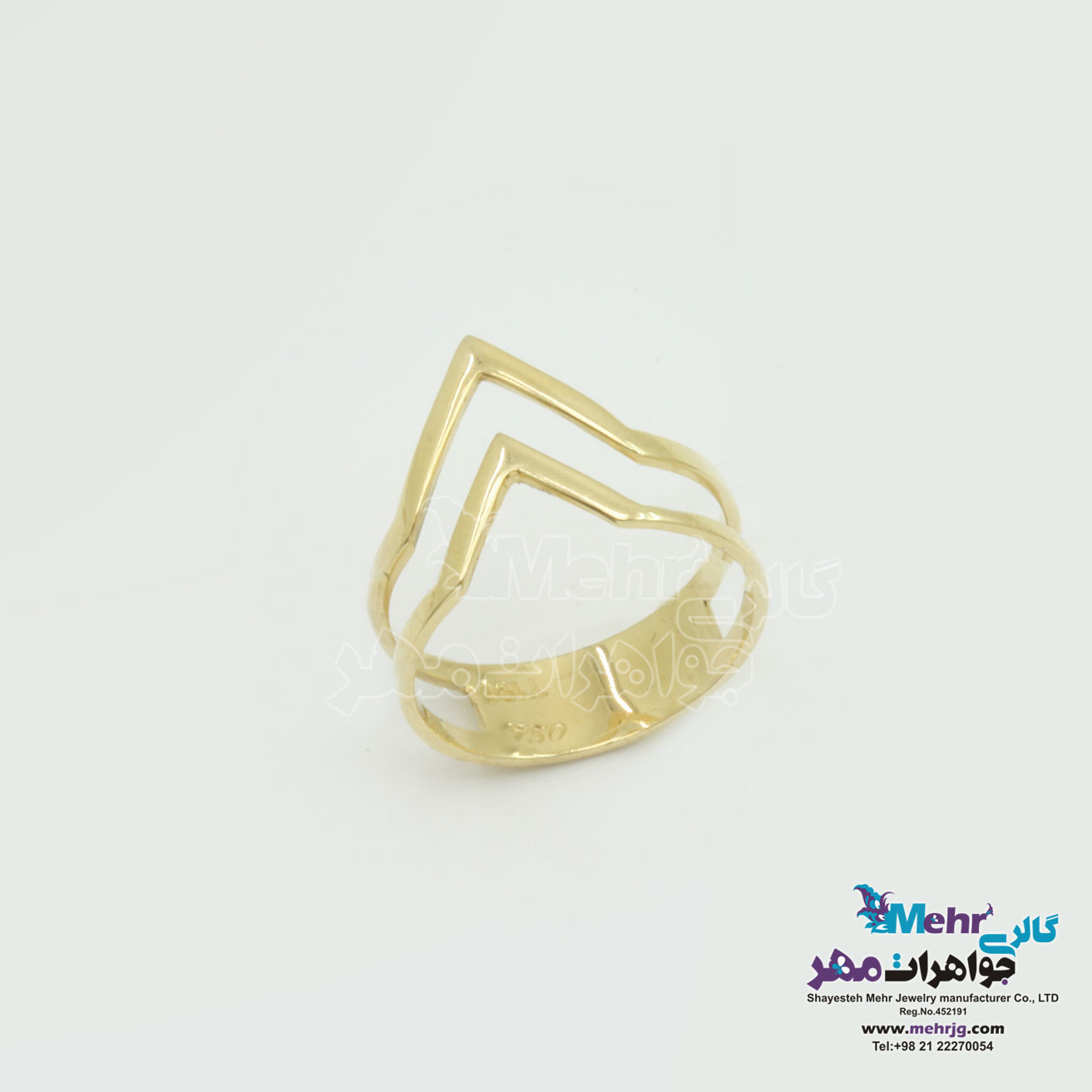 انگشتر طلا - طرح پیکان