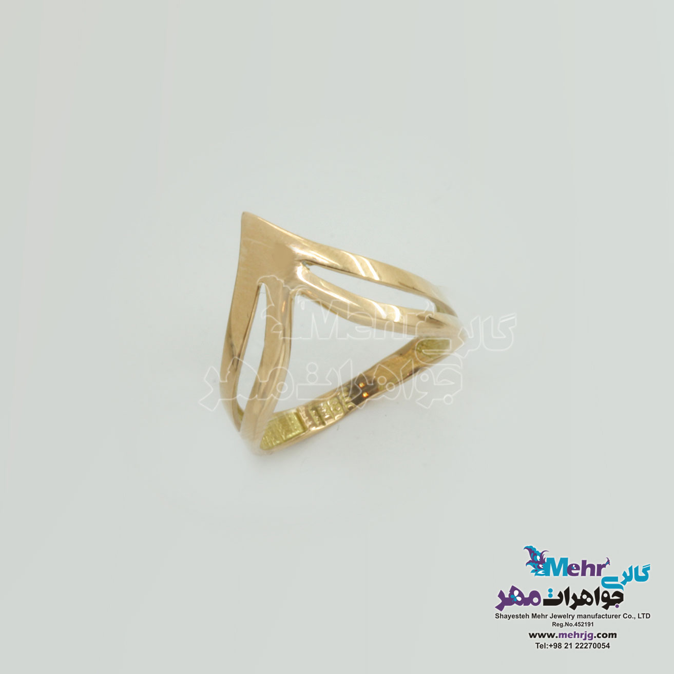 انگشتر طلا - طرح پیکان