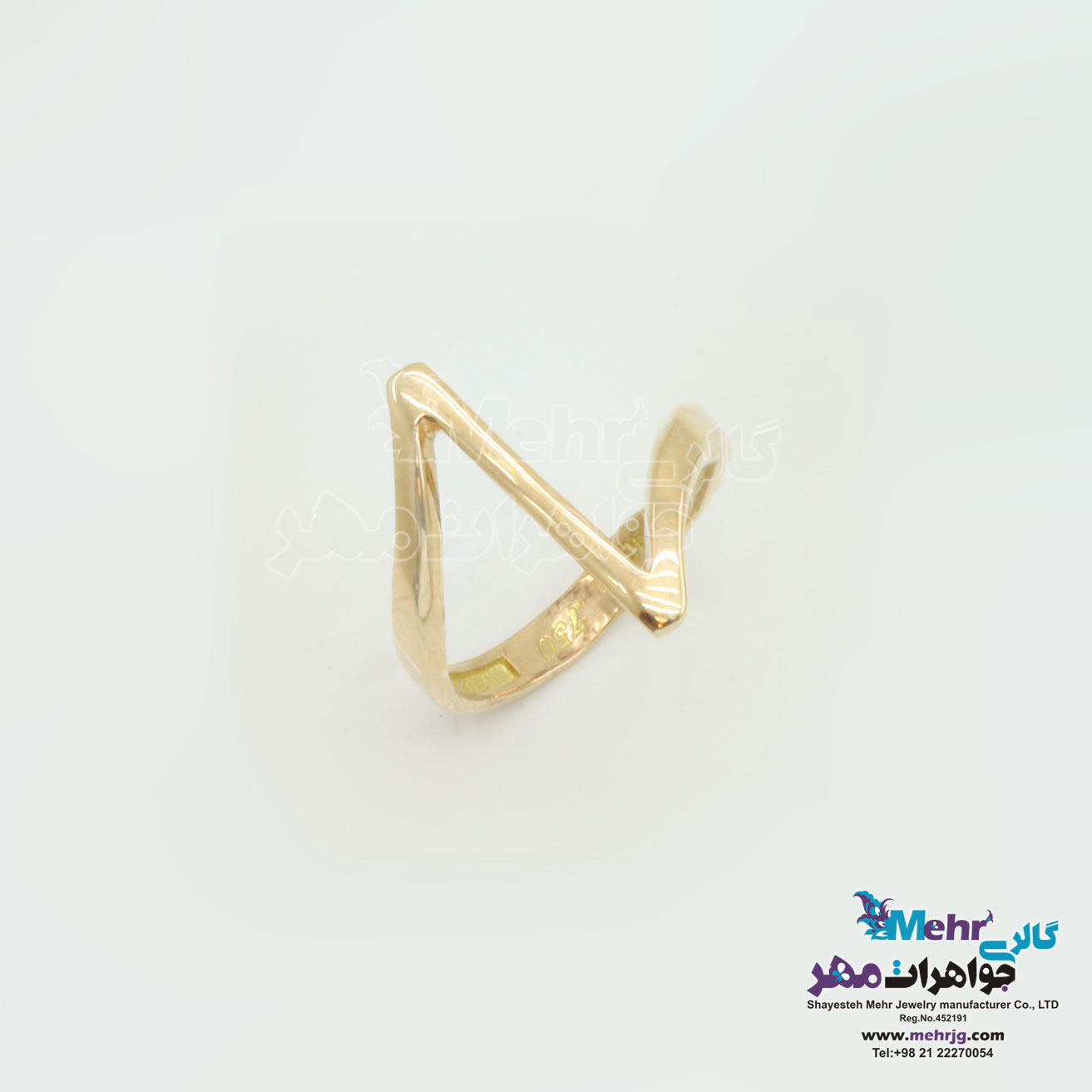 انگشتر طلا - طرح ضربان قلب