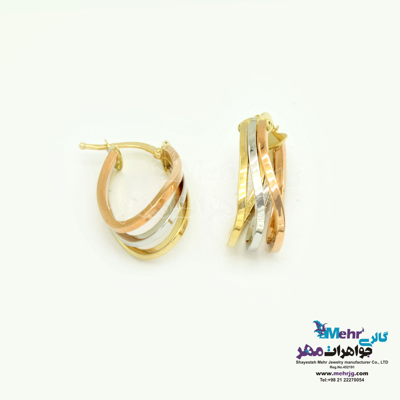 گوشواره طلا - طرح دایانا