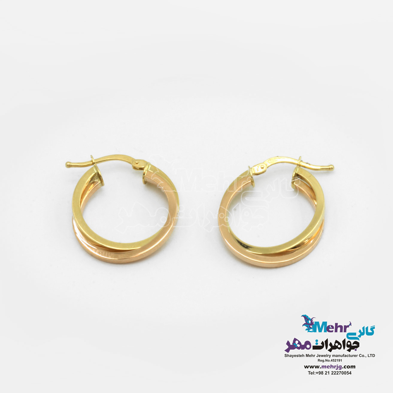 گوشواره طلا - طرح دایانا