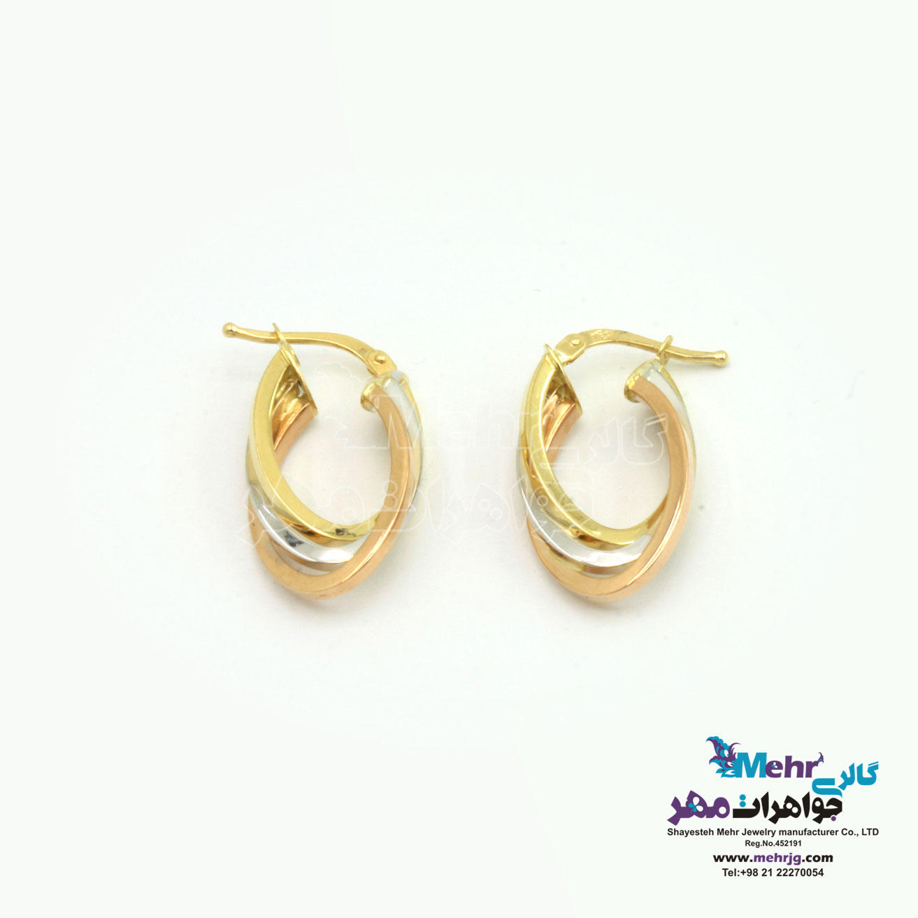 گوشواره طلا - طرح دایانا