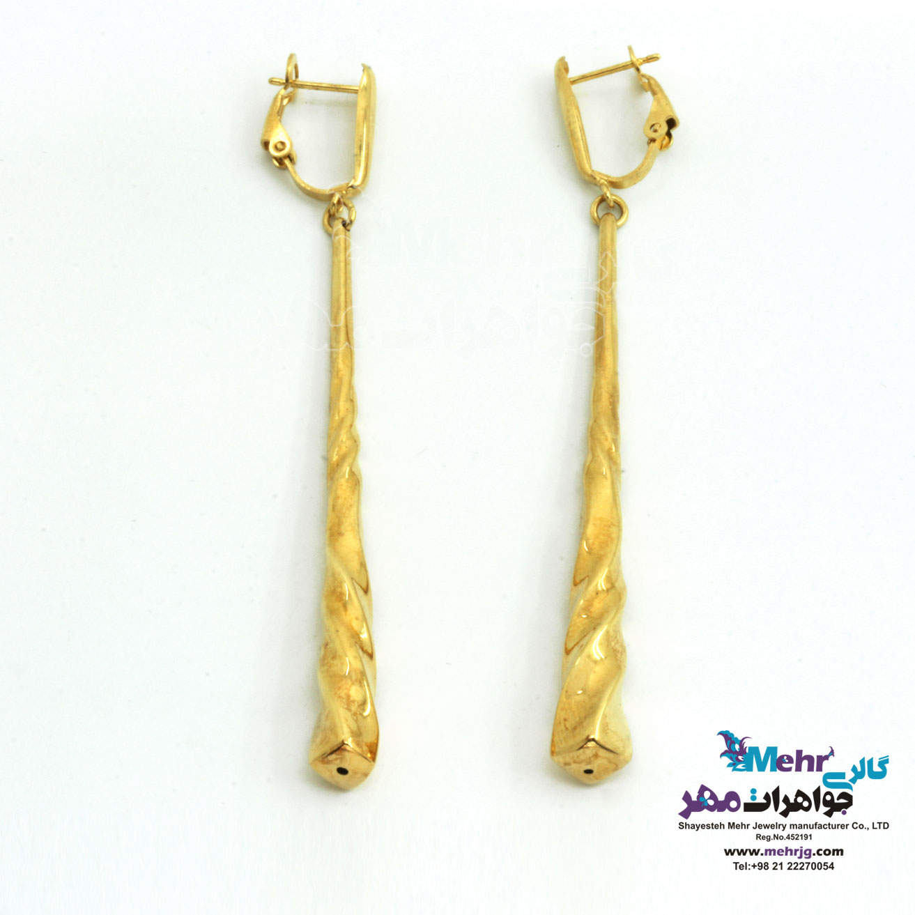گوشواره طلا - طرح قندیل