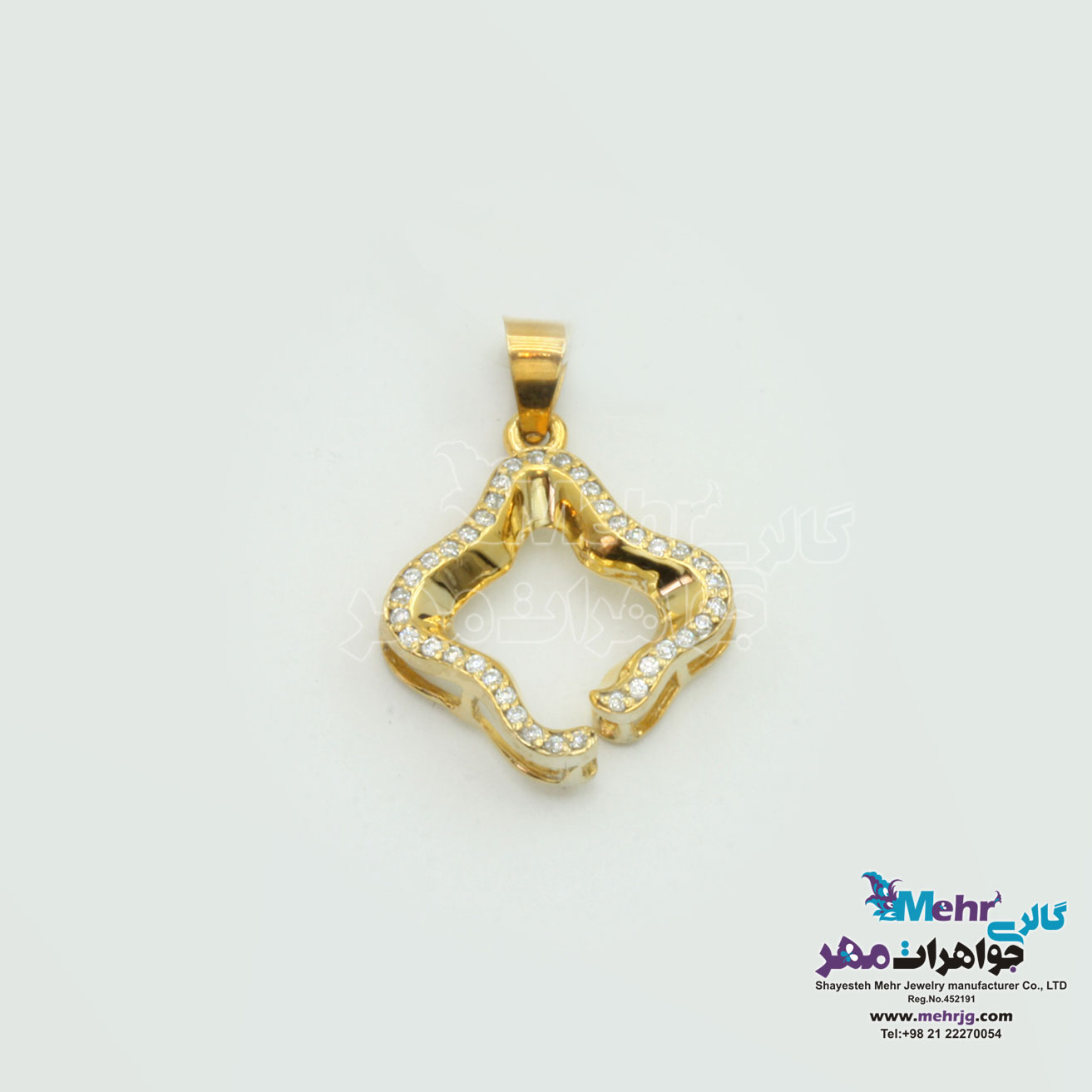 آویز طلا - طرح ون کلیف