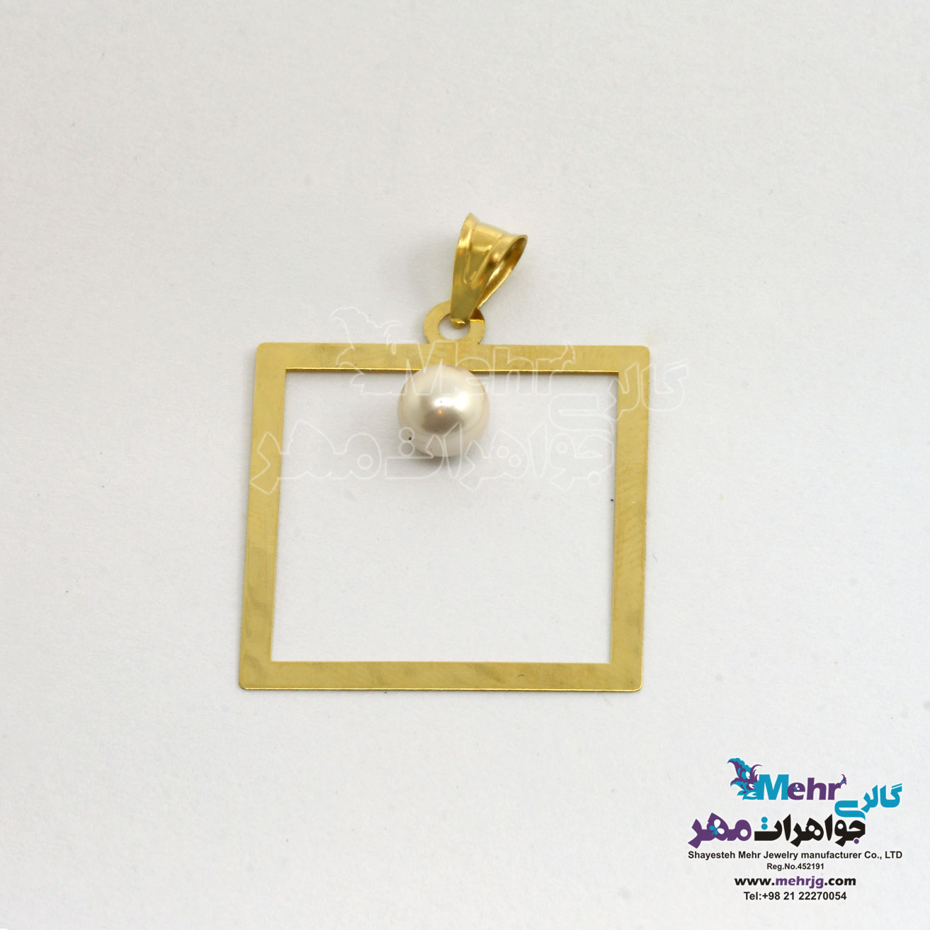 آویز طلا - طرح هندسی