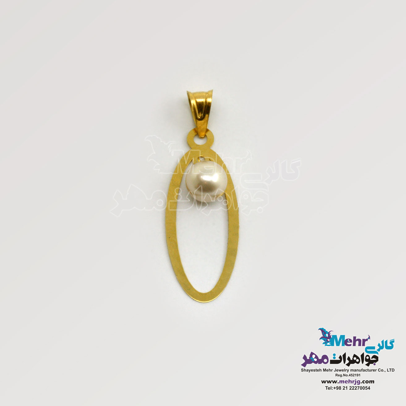 آویز طلا - طرح هندسی