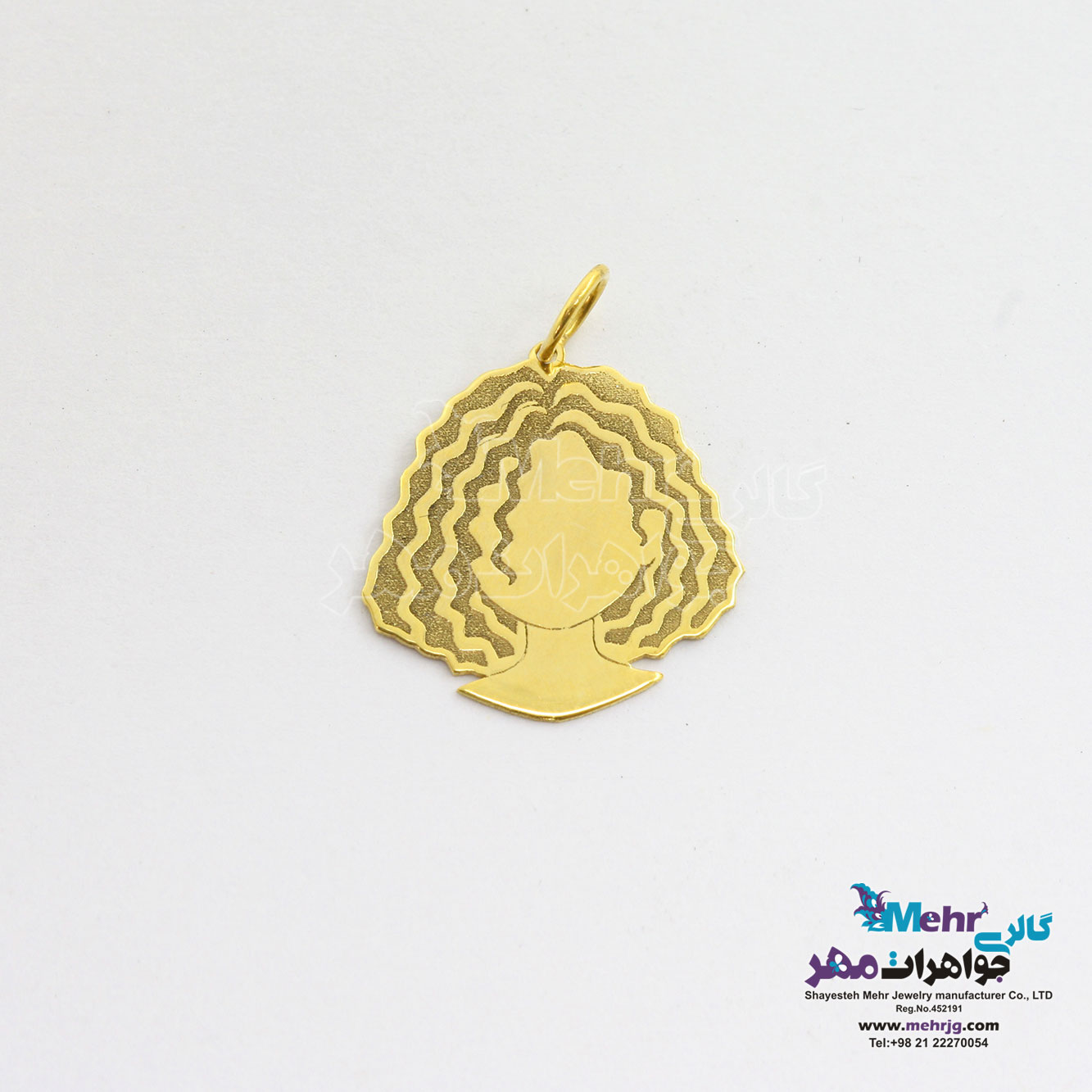 آویز طلا - طرح گیسو