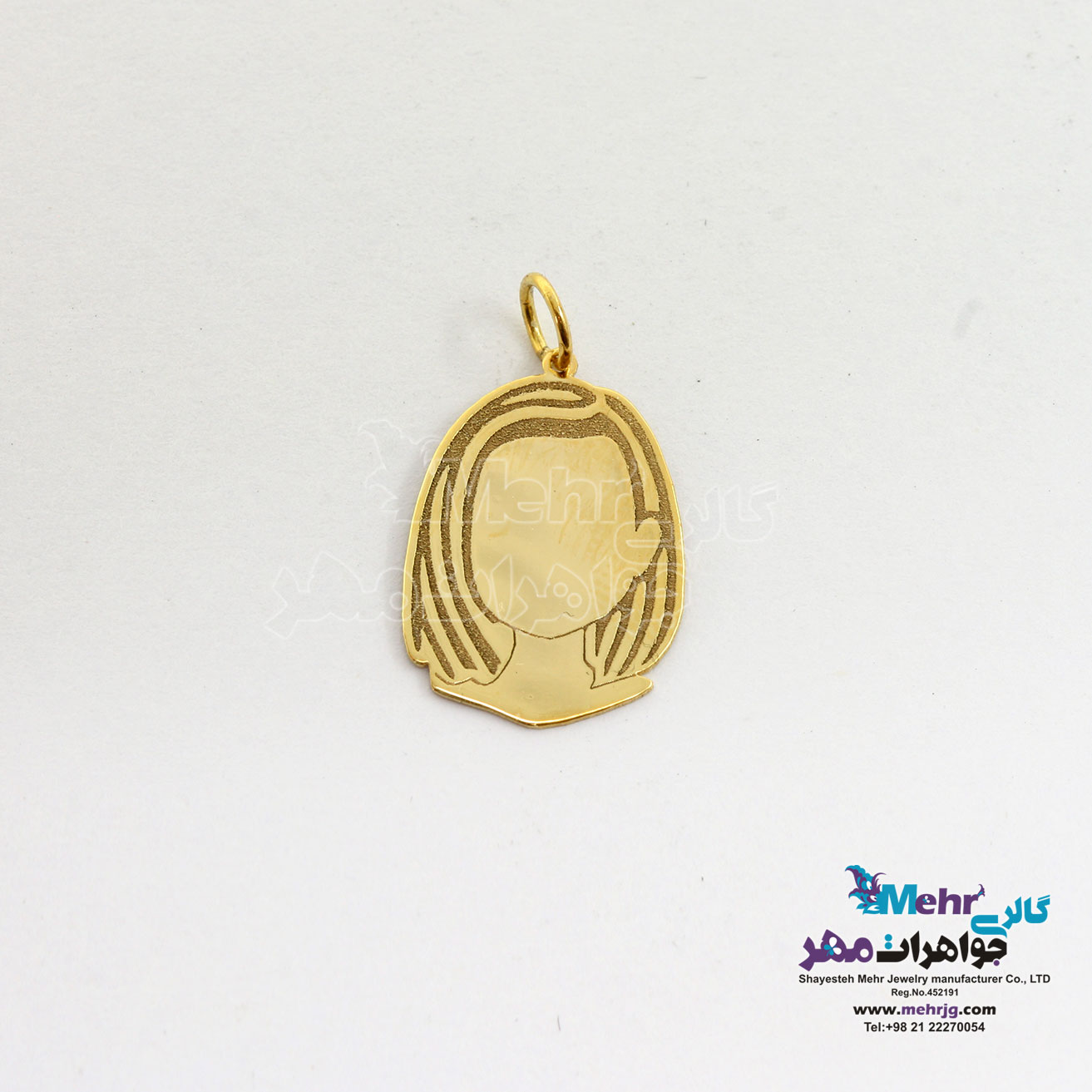 آویز طلا - طرح گیسو