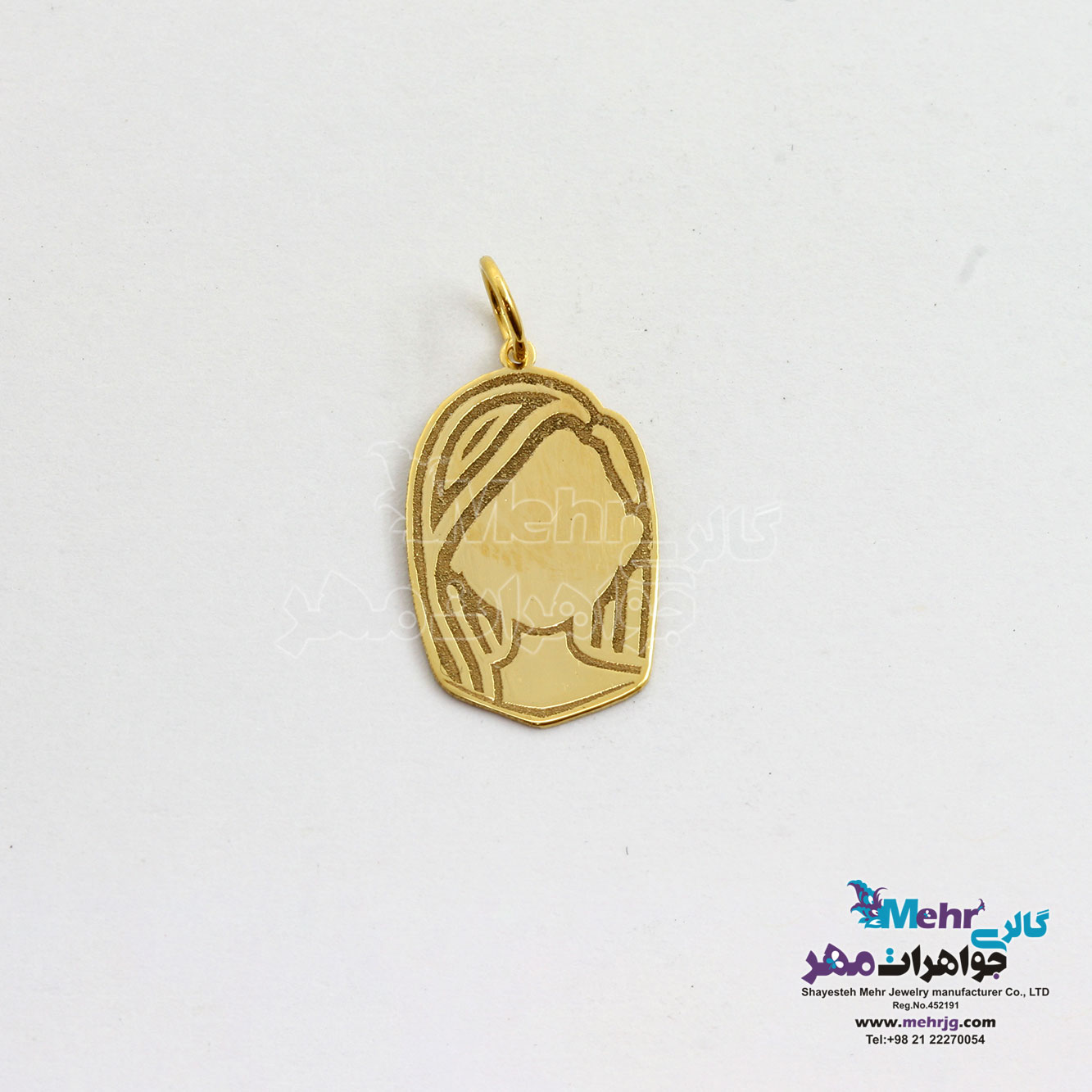 آویز طلا - طرح گیسو