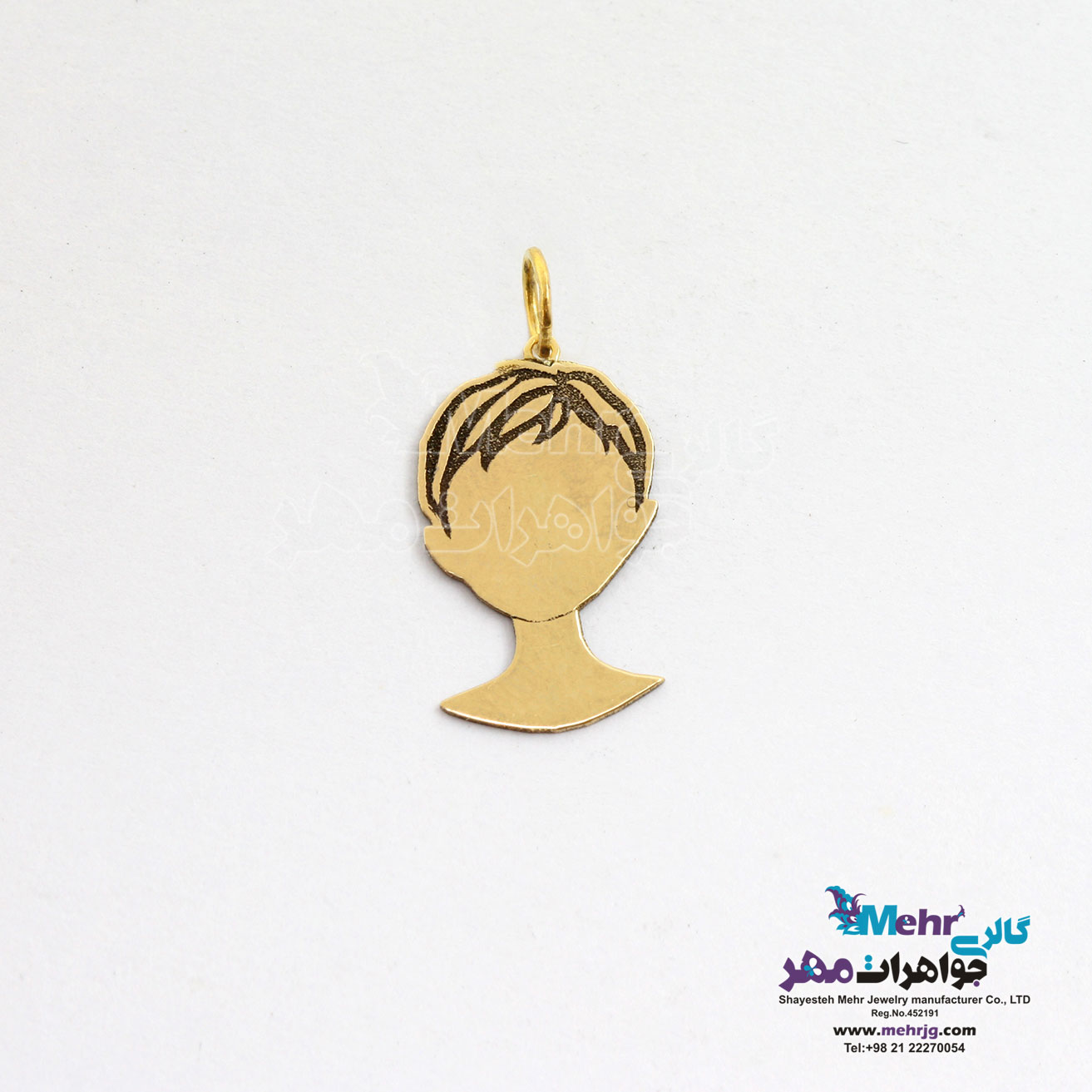 آویز طلا - طرح گیسو