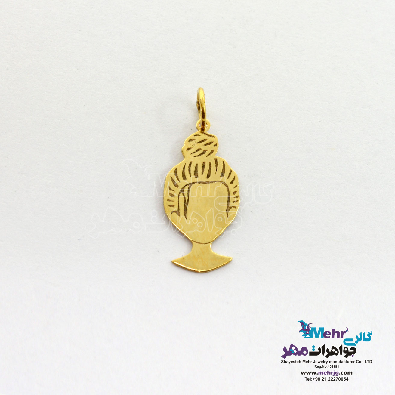 آویز طلا - طرح گیسو
