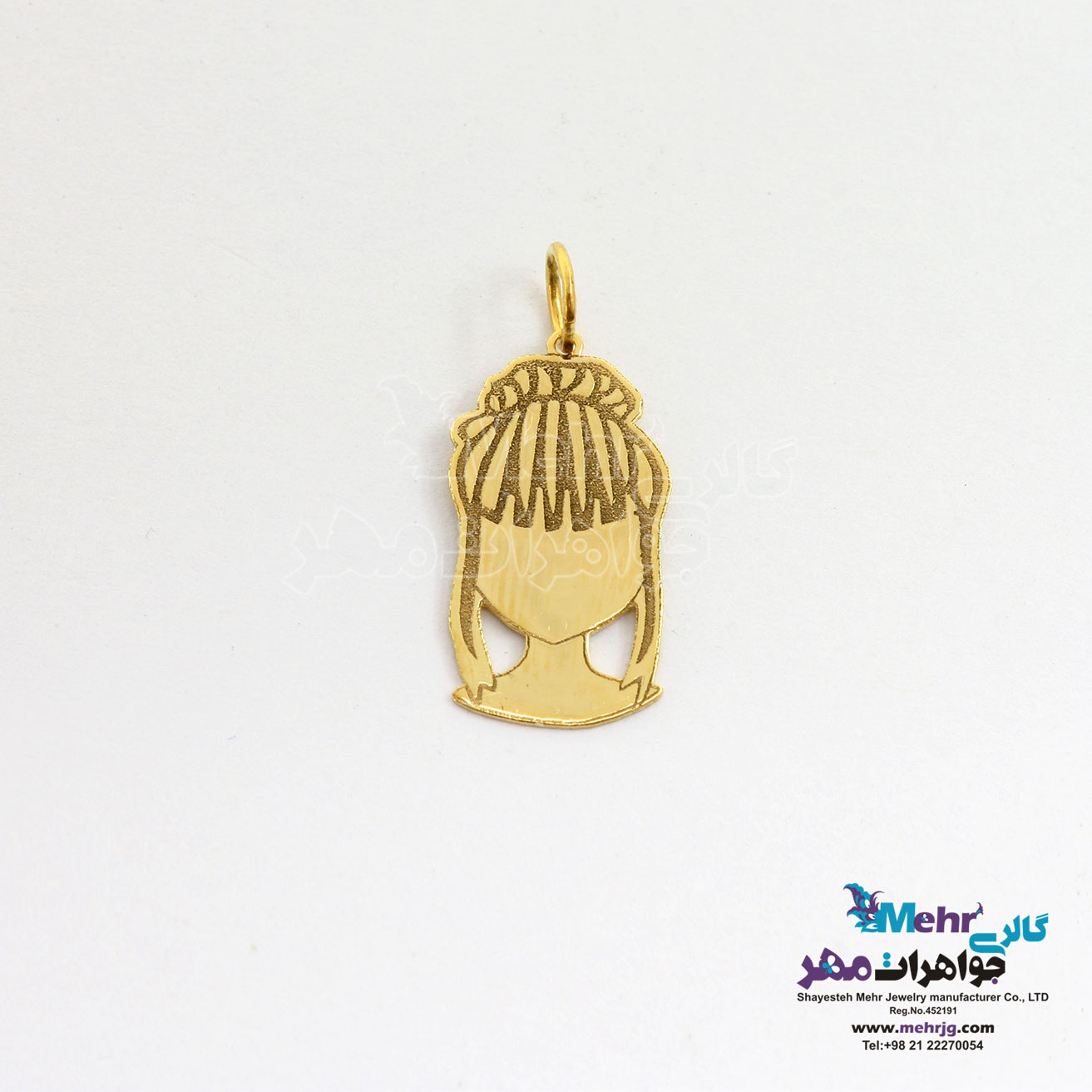 آویز طلا - طرح گیسو