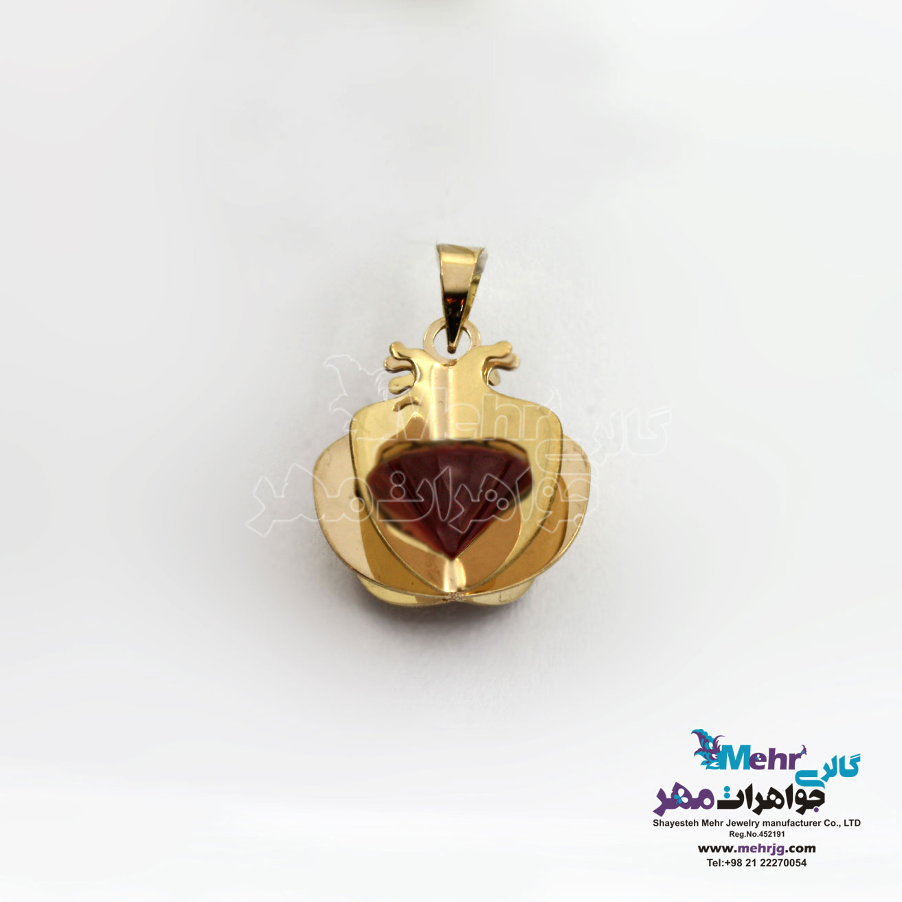 آویز طلا - طرح انار