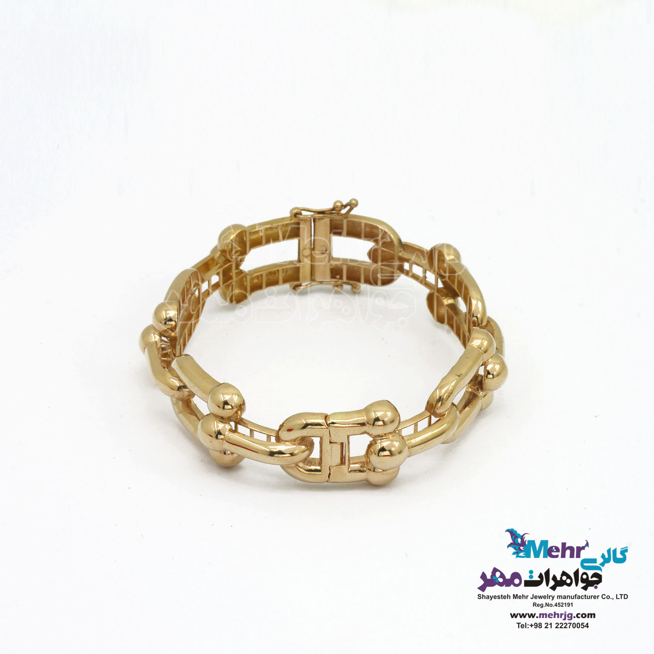 دستبند النگویی طلا - طرح تیفانی