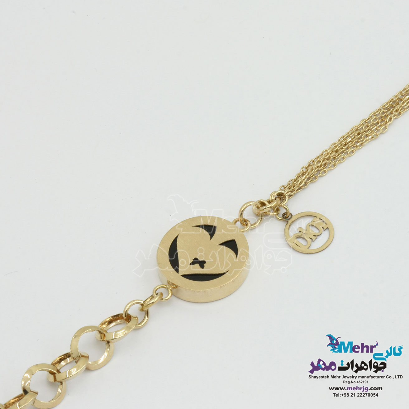 دستبند طلا - طرح دیور