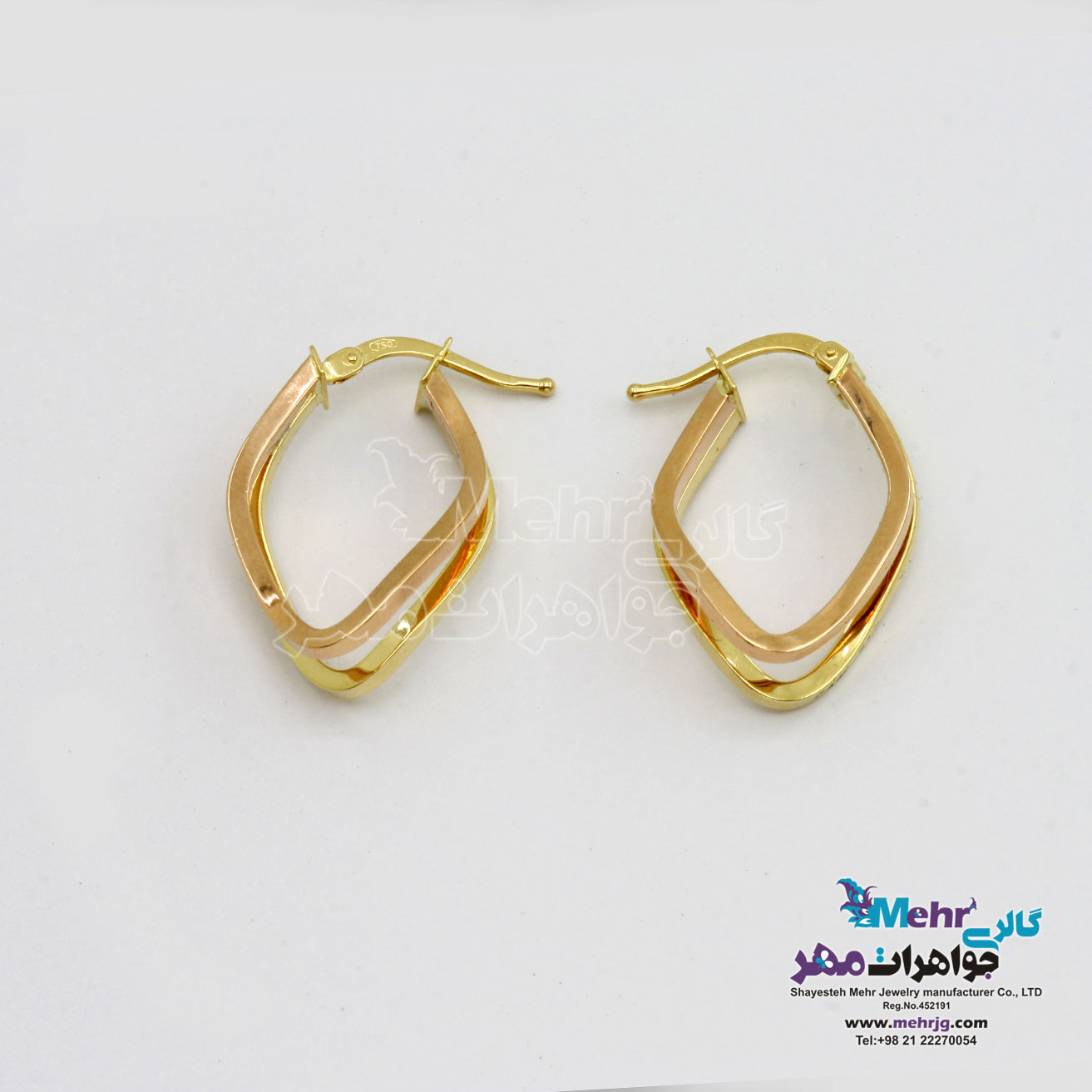 گوشواره طلا - طرح دایانا