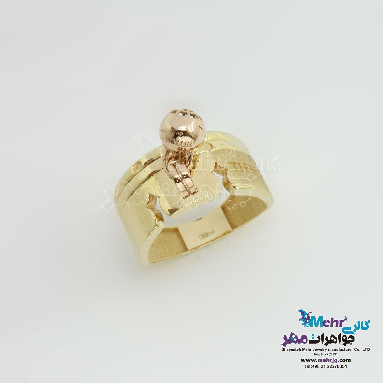 انگشتر طلا - طرح کلئوپاترا