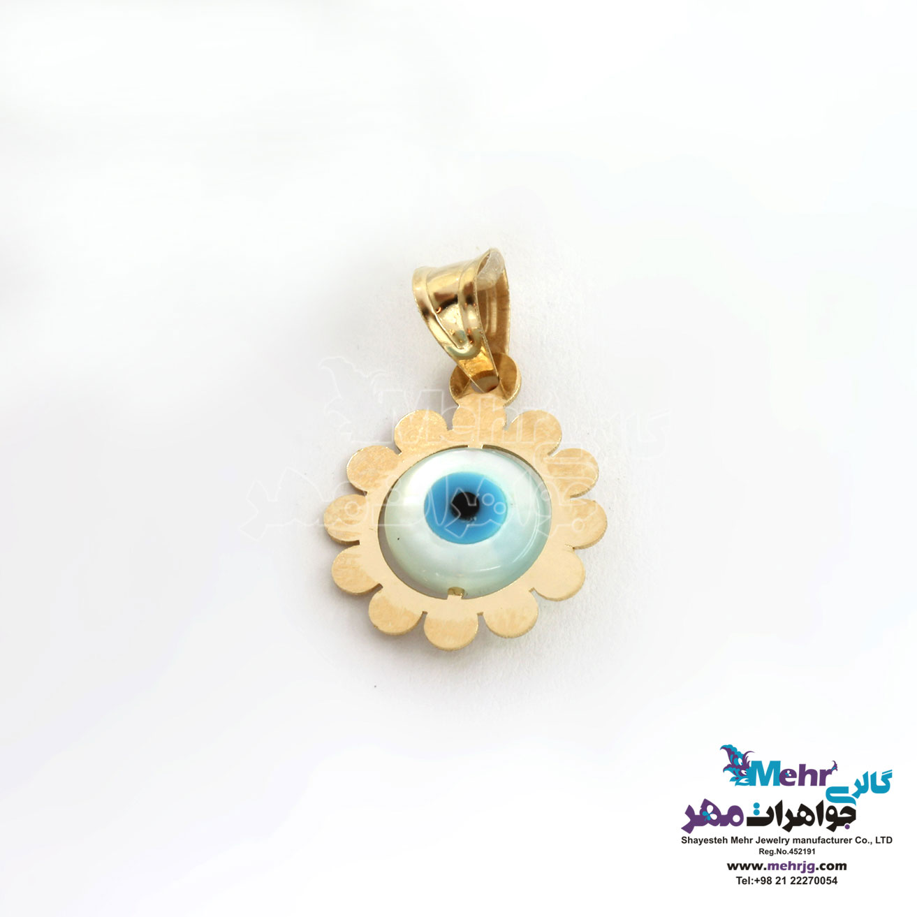 آویز طلا - طرح چشم نظر