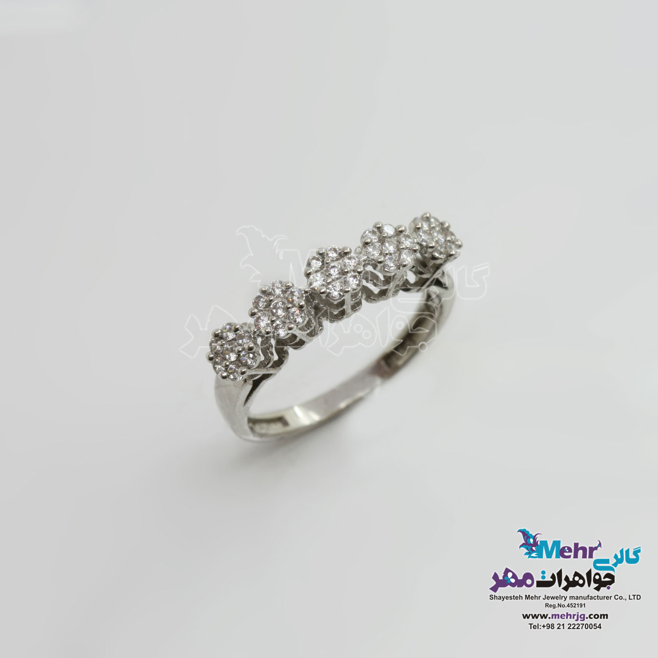 انگشتر طلا - طرح فلاور