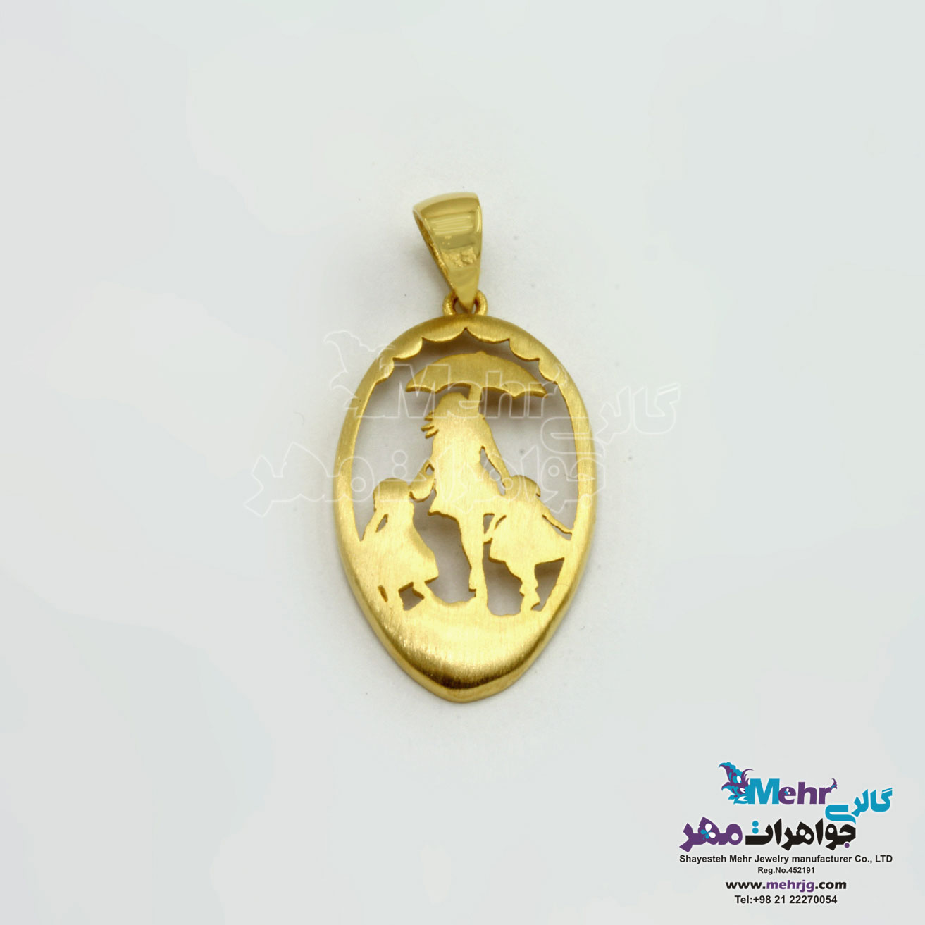 آویز طلا - طرح مادر و فرزند