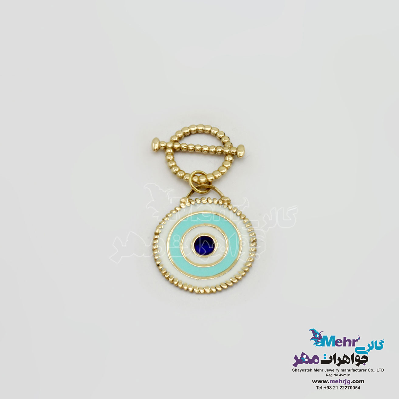 آویز طلا - طرح چشم نظر