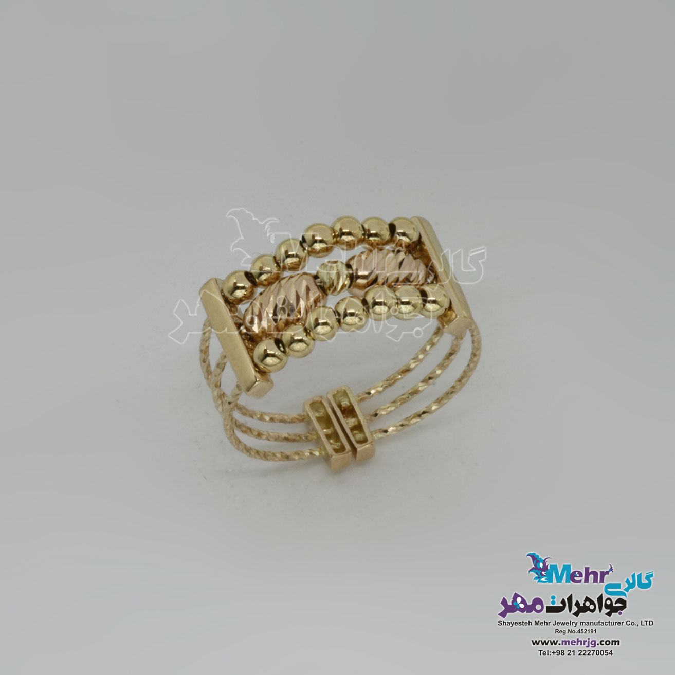 انگشتر طلا - طرح البرنادو