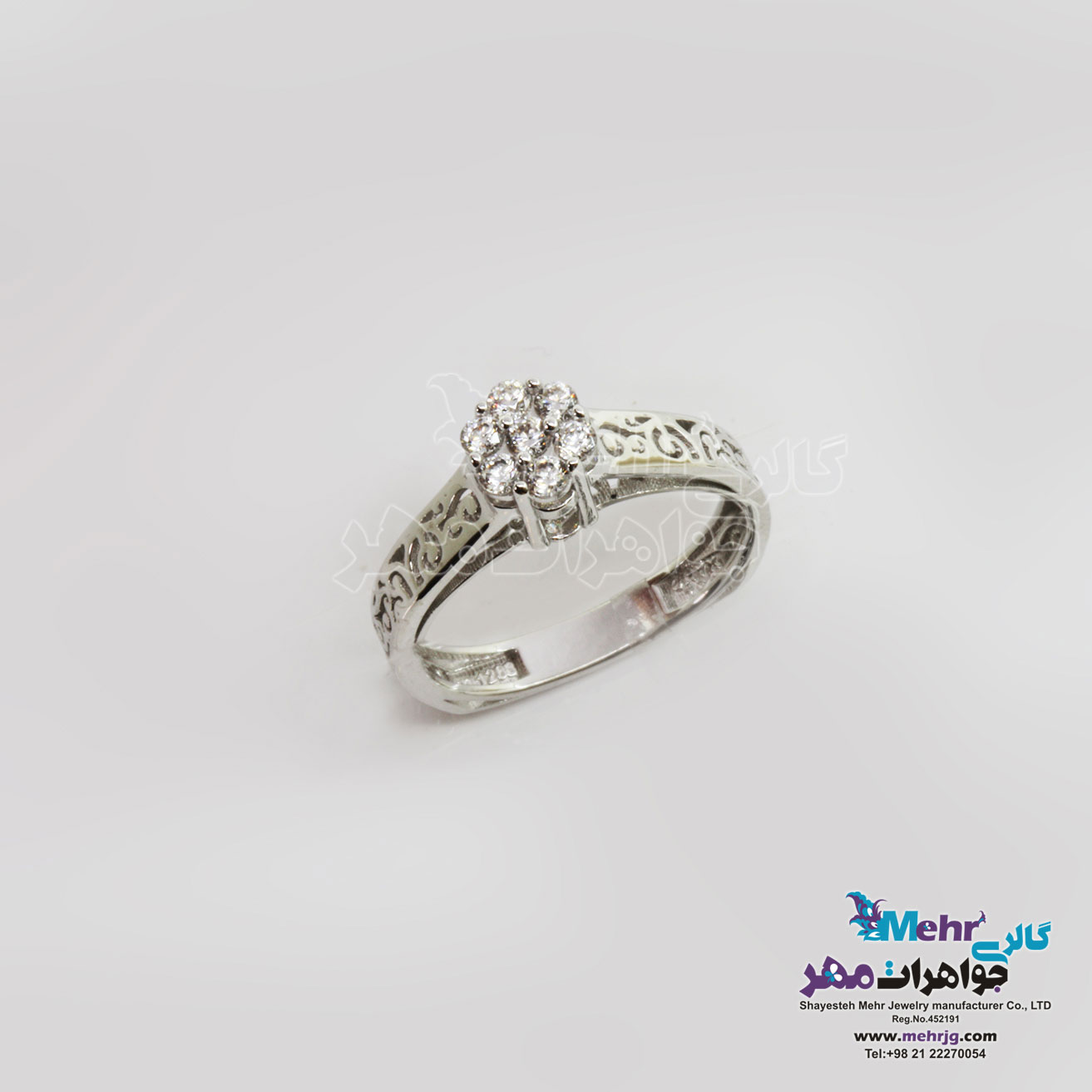 انگشتر طلا - طرح فلاور