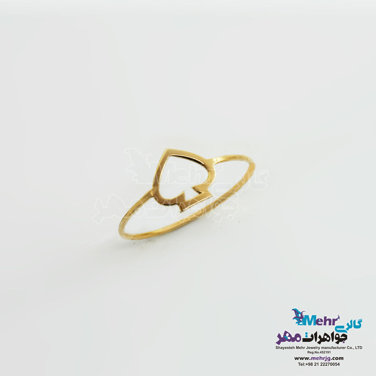 انگشتر طلا - طرح پیک