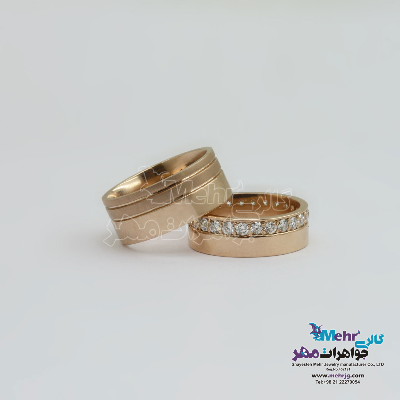 انگشتر طلا - طرح رینگ