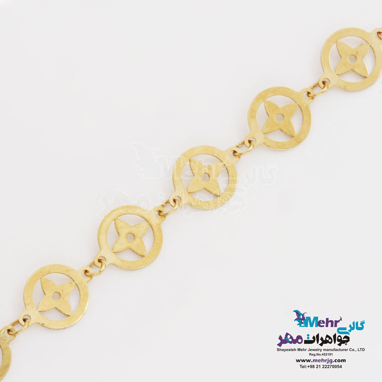 دستبند طلا - طرح استار