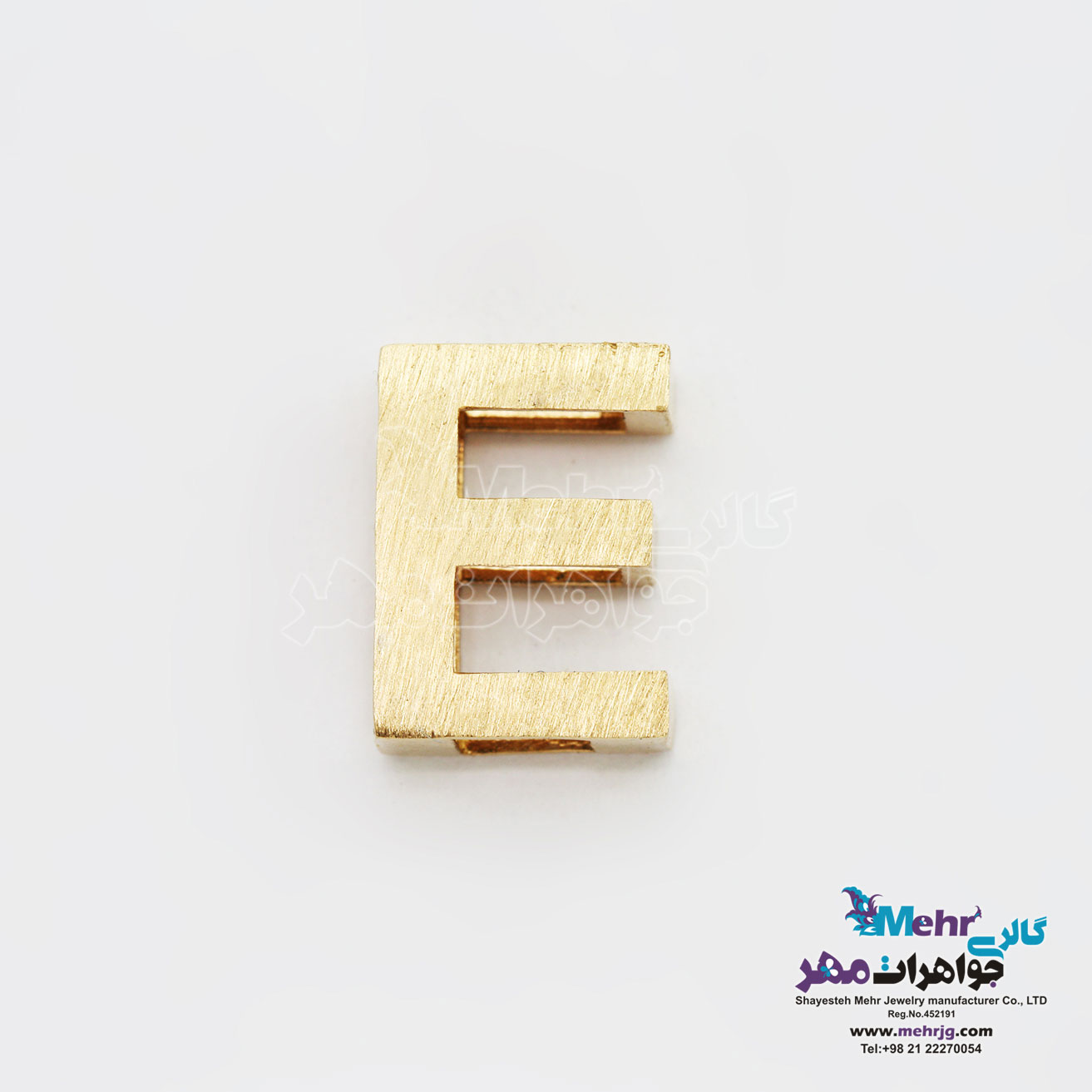 آویز طلا - طرح حروف الفبای لاتین
