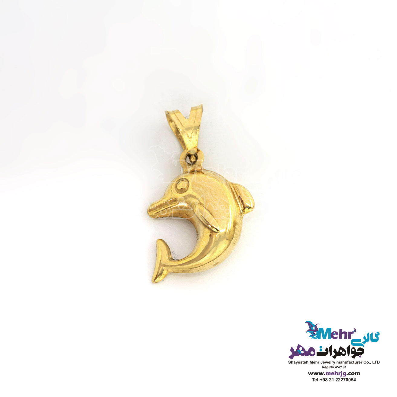 آویز طلا - طرح دلفین