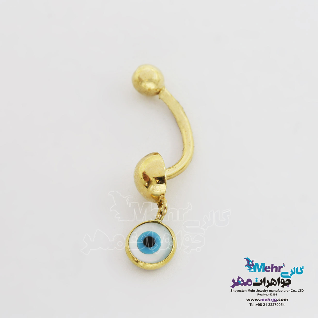 پیرسنگ طلا - طرح چشم نظر