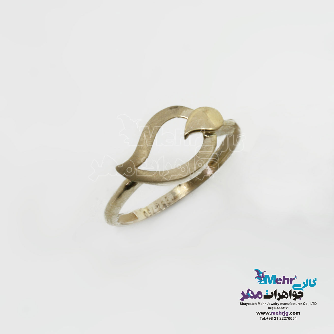 انگشتر طلا - طرح بته جقه