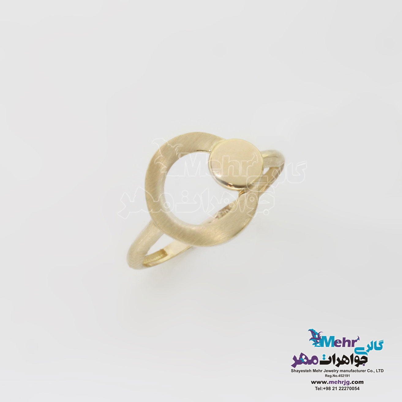 انگشتر طلا - طرح هندسی