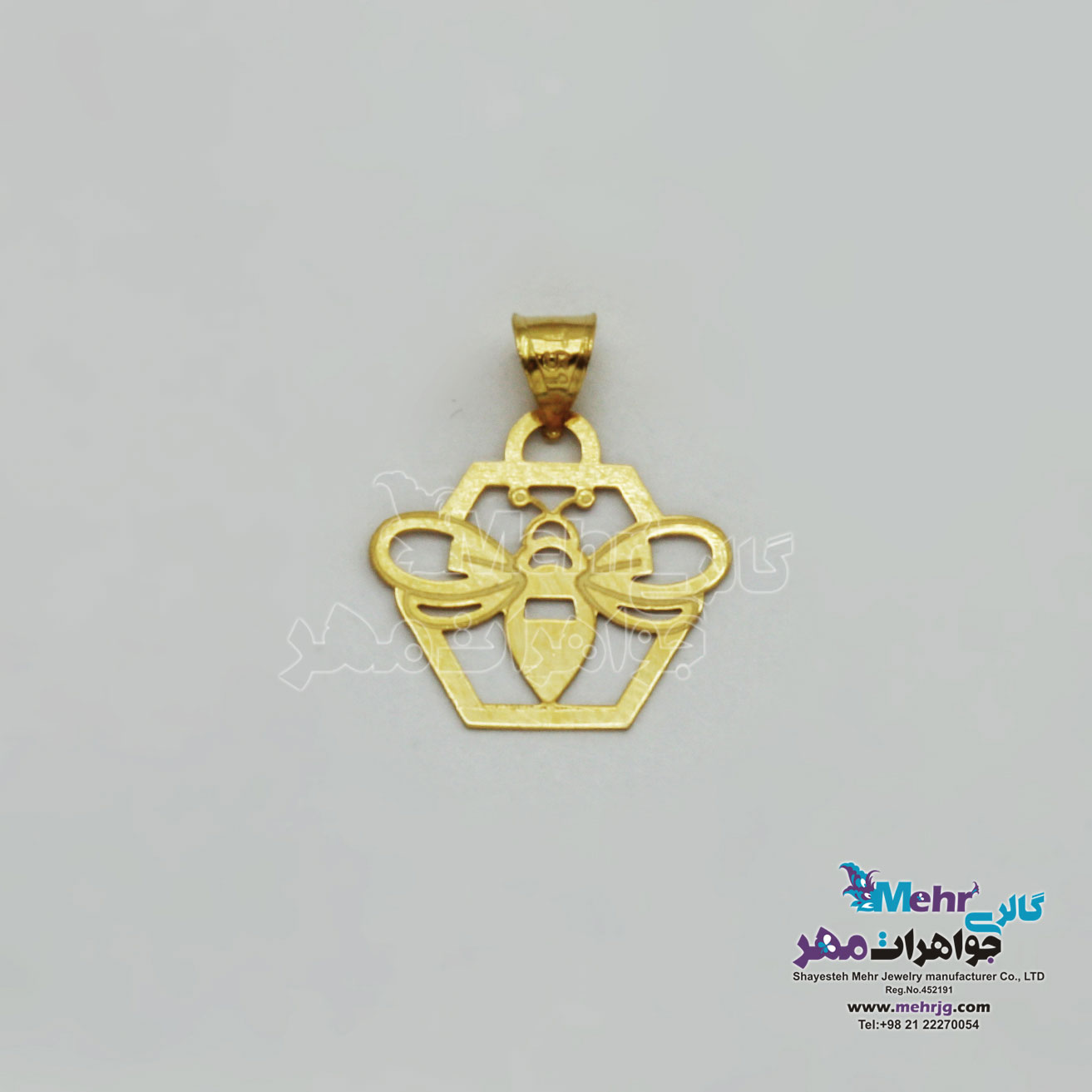 آویز طلا - طرح زنبور