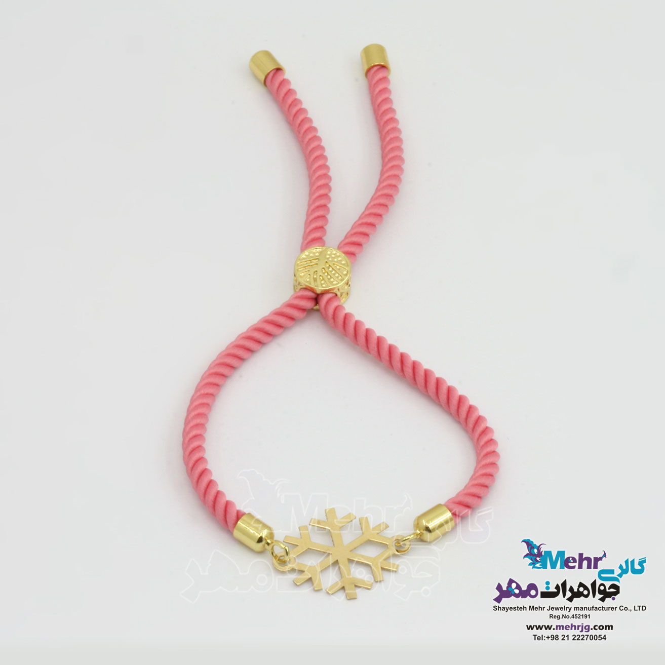 آویز طلا - طرح برف