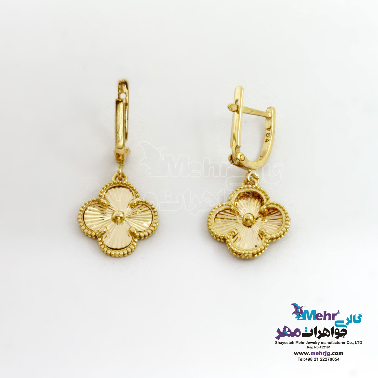 گوشواره طلا - طرح ونکلیف