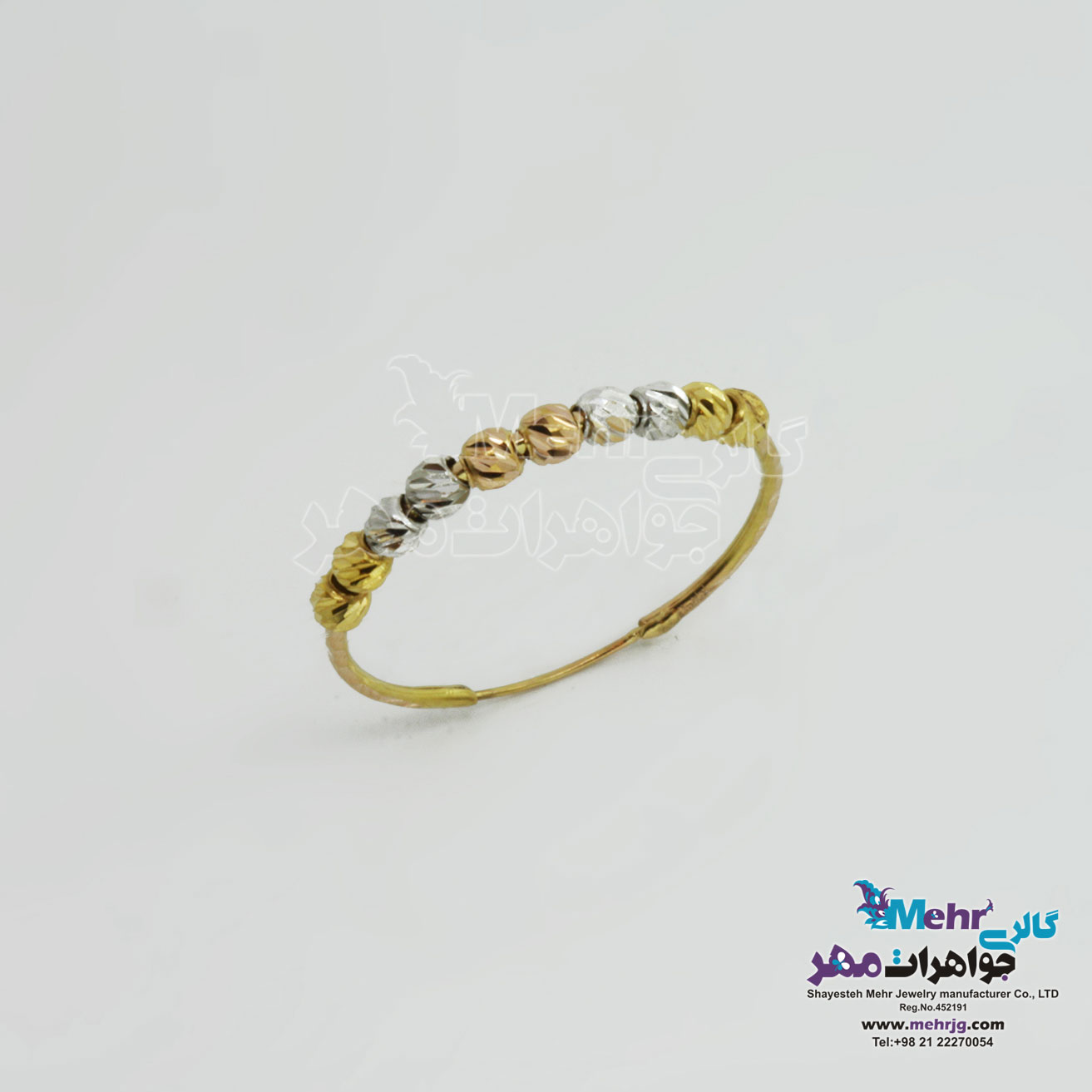 انگشتر طلا - گوی تراش