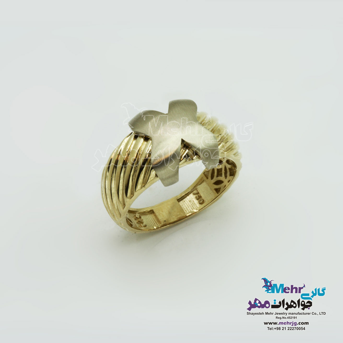 انگشتر طلا - طرح هندسی