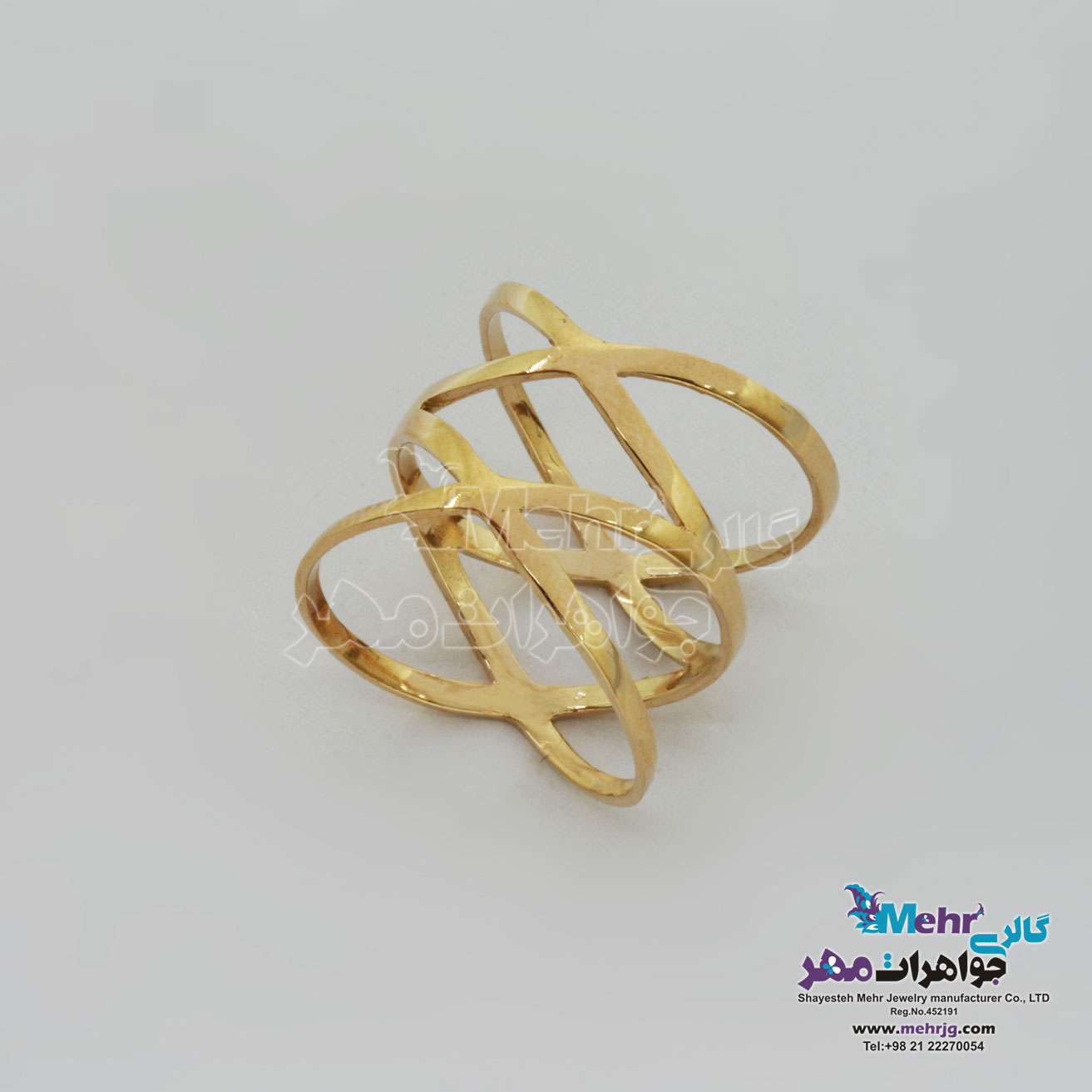 انگشتر طلا - طرح موازی